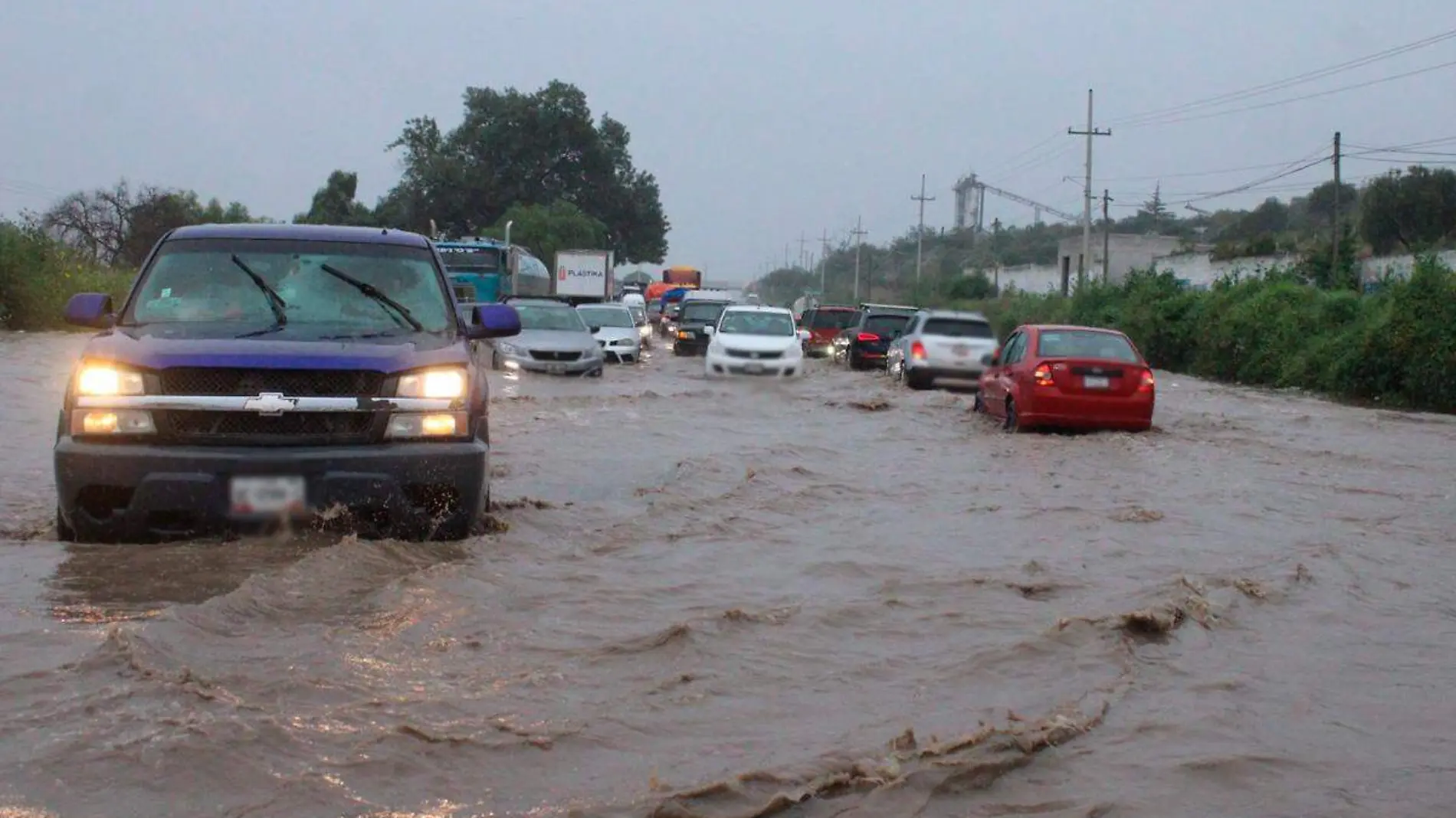 inundaciones en Puebla